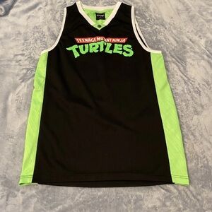 Nickelodeon Teenage Mutant Ninja Turtles 84 Basketball Jersey Size S Black